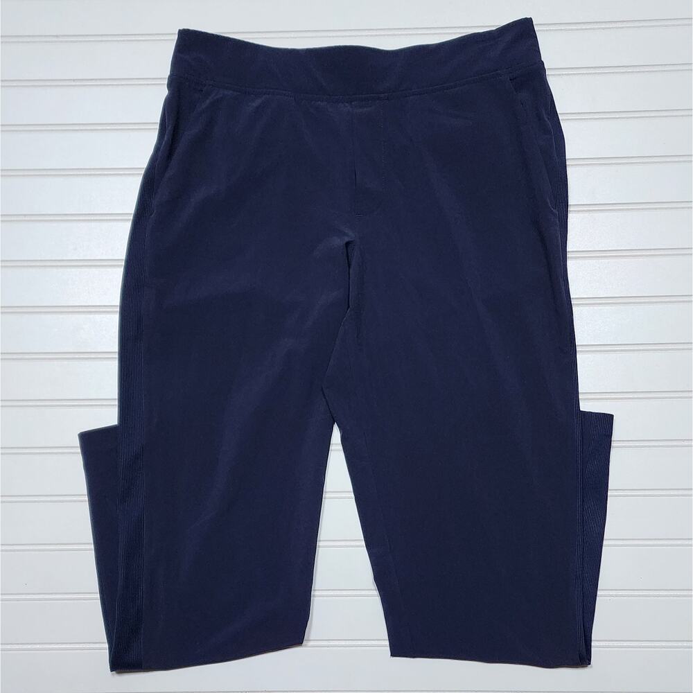 Athleta Brooklyn Mid Rise Ankle Pants Size 8 Navy